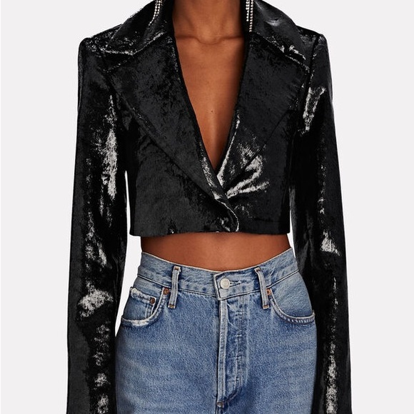 Gauge81 Vannes cropped blazer with notch lapels and a front button closure - XS - Picture 3 of 5